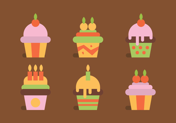 Vector Cupcakes - бесплатный vector #375821