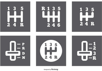 Gearbox Icon Set - Free vector #375921