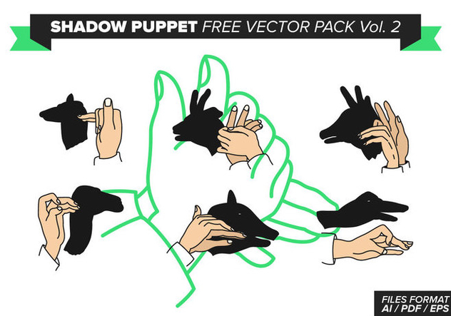 Shadow Puppet Free Vector Pack Vol. 2 - бесплатный vector #378251