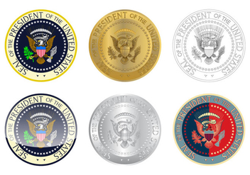 Free Presidential Seal Logo Vector - vector gratuit #383251 