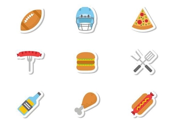 Free Tailgate Icons Vector - vector gratuit #383841 