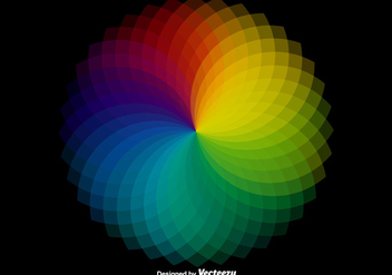 Vector Wheel Color Sampler - Free vector #385751