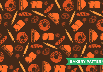 Bagel Bakery Pattern Vector - Kostenloses vector #386261