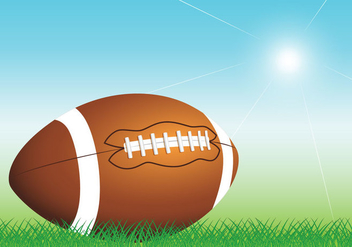 Rugby Ball Vector - Free vector #390611