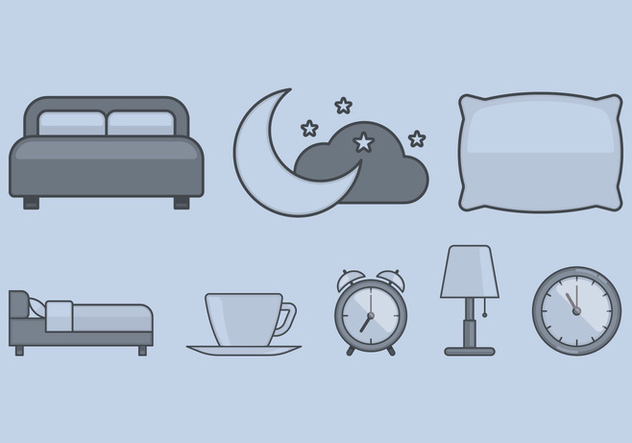 Bed Time Icon - бесплатный vector #393061