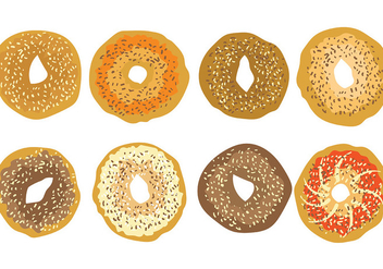 Free Bagel Icons Vector - Free vector #394581