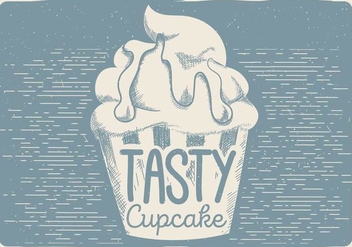 Free Vector Tasty Cupcake - Kostenloses vector #396821