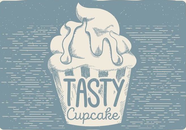 Free Vector Tasty Cupcake - Kostenloses vector #396821