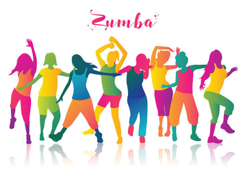 Free Zumba Dancers Vector - Kostenloses vector #397471