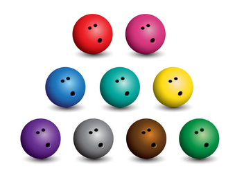 Bowling Balls - Kostenloses vector #398401
