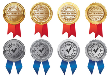 Vector Of Patent Medal - vector gratuit #399261 