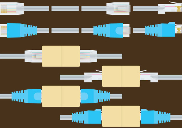 RJ45 Ethernet Cable - Free vector #400551