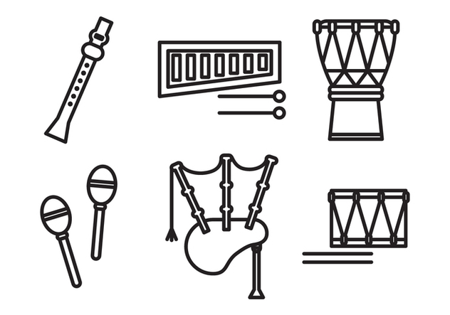 Set of Instruments - Free vector #400581
