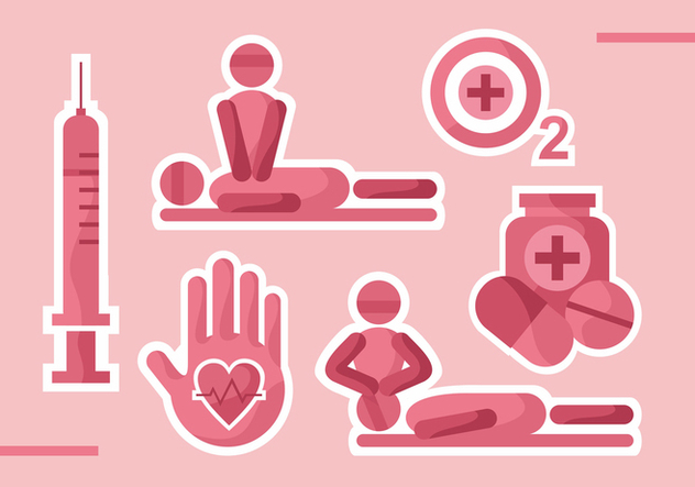 CPR Vector Icons - Free vector #401441