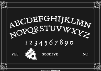 Free Ouija Board Vector Design - Free vector #403731