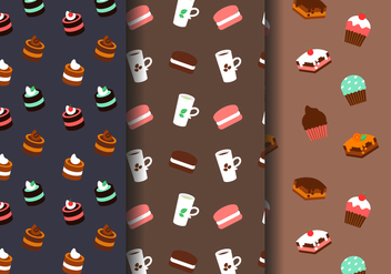 Free Sweets Pattern Vector - Free vector #404131