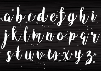 Handwriting Lowercase - бесплатный vector #404791