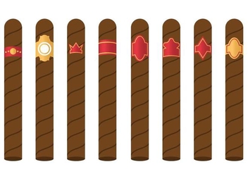 Free Cigar Label Vector - бесплатный vector #406101
