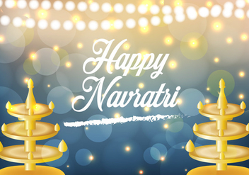 Happy Navrati Illustration - бесплатный vector #406571
