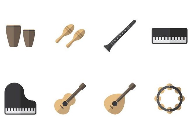 Music Instrument Icon - Free vector #406771