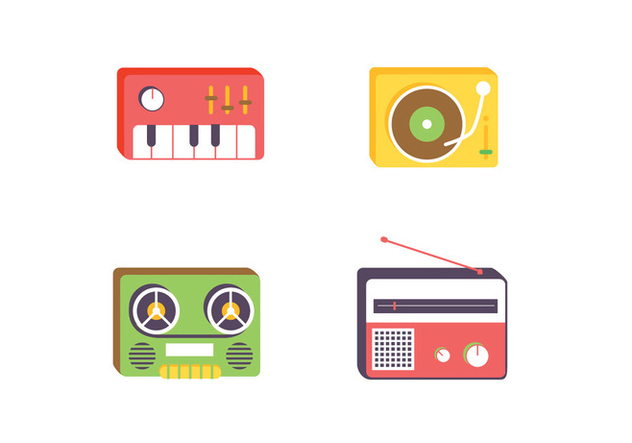 Music Vector Icons - бесплатный vector #410811