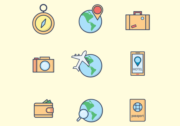 Free Travel Icons - Free vector #412841