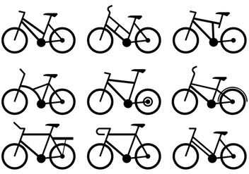 Bycicle Icons - Kostenloses vector #414431