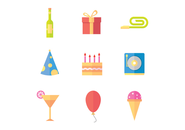 Free Party Icons - Kostenloses vector #415161