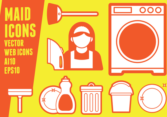 Maid Icons - Free vector #416191