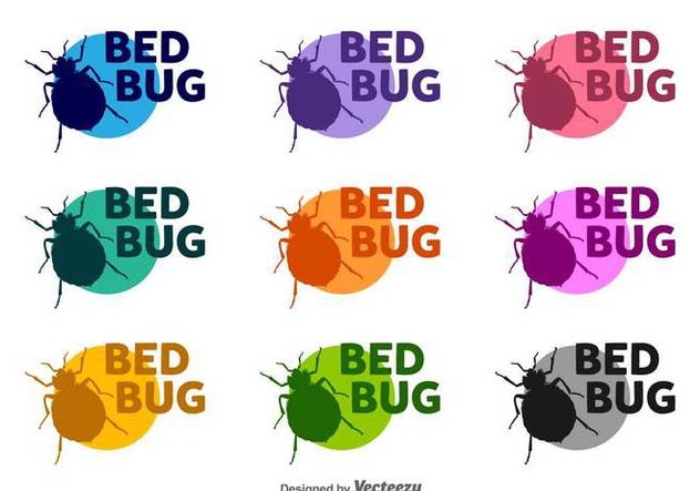 Bed Bugs Vector Silhouettes - Free vector #417261