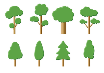 Tree Icon Vector Pack - Free vector #419251