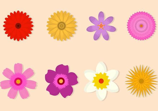 Free Flower Vector Collection - Kostenloses vector #421091