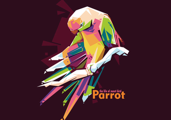 Parrot Vector WPAP - бесплатный vector #422801