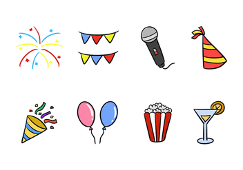 Festival Icons - Free vector #423181