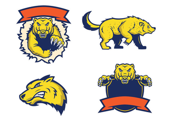 Free Wolverines Mascot Vector - Free vector #423211