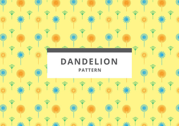 Free Dandelion Pattern Vector - vector #423891 gratis