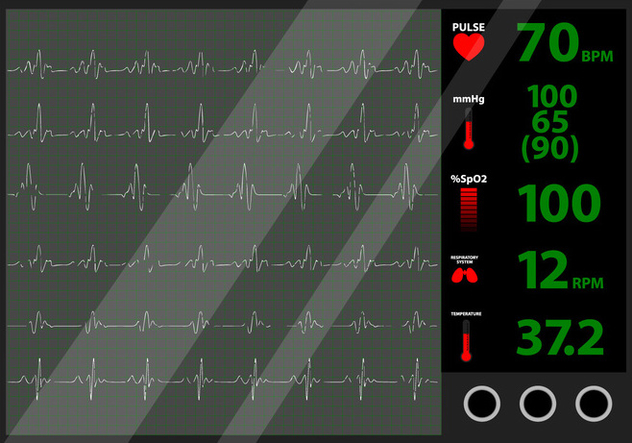 Heart Beat Monitor - Free vector #424101