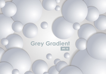 Grey Gradient Dot Background - vector gratuit #424391 