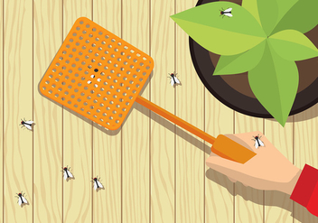 Fly Swatter Free Vector - Free vector #428131