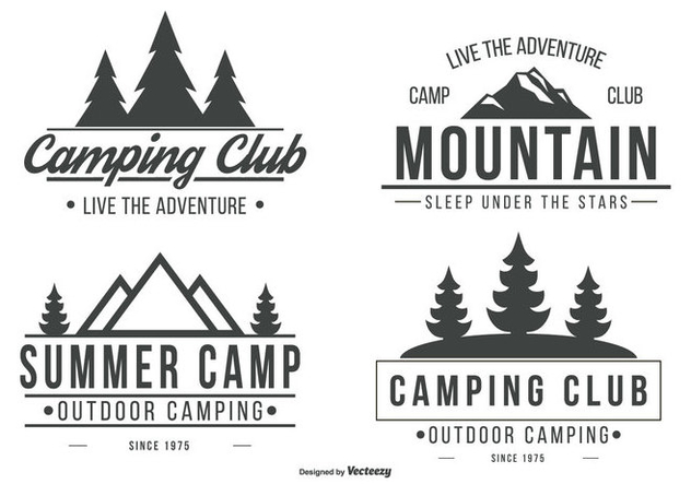 Camping Logo Collection - Free vector #429251