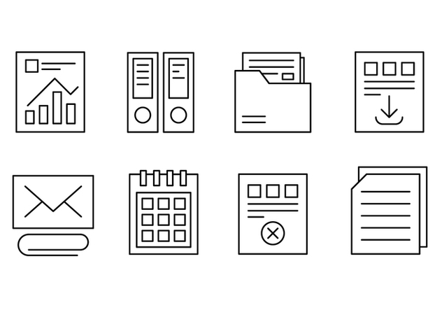Free Office and Web Icons - vector #429371 gratis