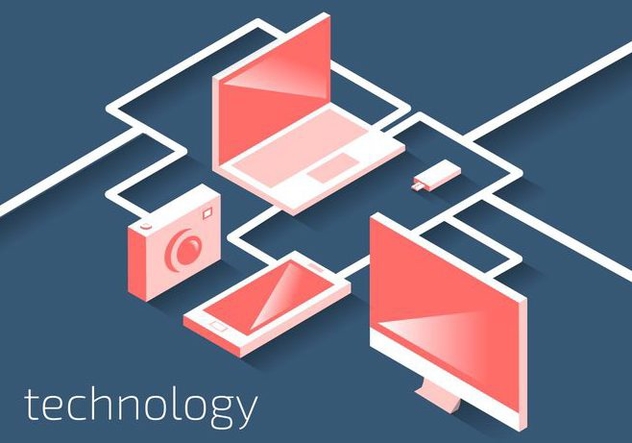 Technology Elements Vector - Free vector #430661
