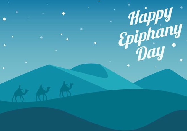 Free Happy Epiphany Day Background Vector - бесплатный vector #433011