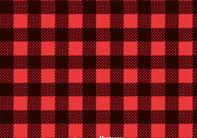 Red Flannel Print Vector - бесплатный vector #433831