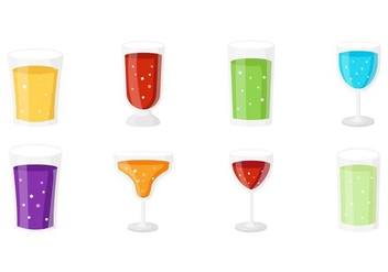 Free Alcoholic Drinks Vector - Free vector #434891