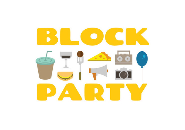 Block party vector icons - Kostenloses vector #436021