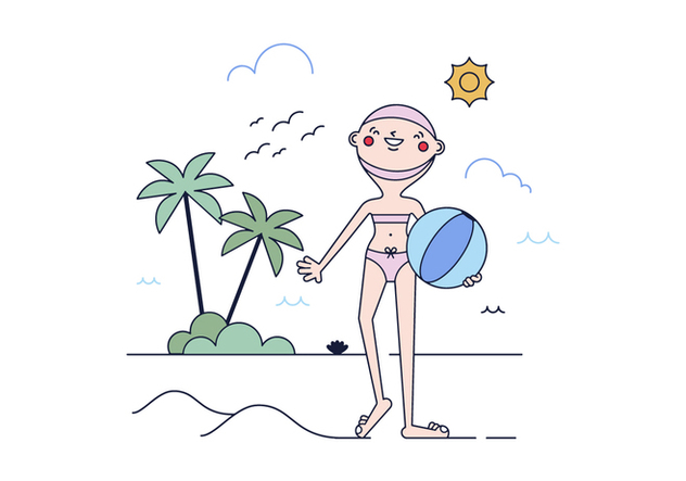 Free Swimmer Vector - Free vector #436241