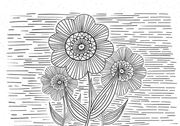 Free Vector Flower Illustration - vector gratuit #436371 