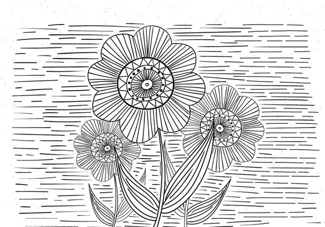 Free Vector Flower Illustration - бесплатный vector #436371