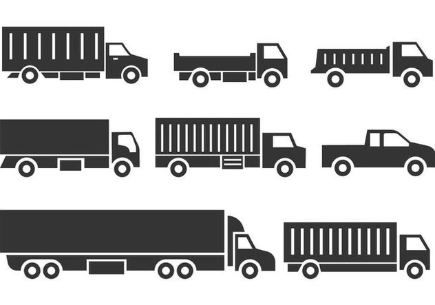 Free Truck Icons - vector gratuit #436861 
